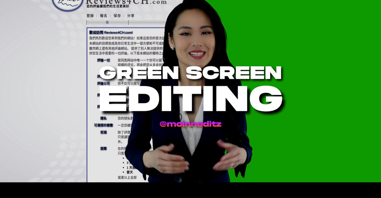 Green Screen Editing